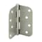 Prime-Line Door Hinge Commercial Smooth Pivot, 4 in. x 4 in. with 5/8 in. Radius Corners, Satin Nickel 3 Pack U 1157053 - alternate 1